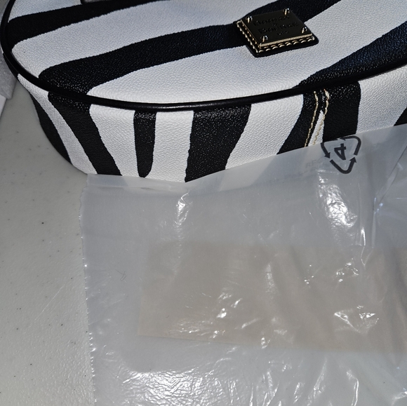 Dooney & Bourke Crescent Zebra Hobo NWT - Picture 5 of 6